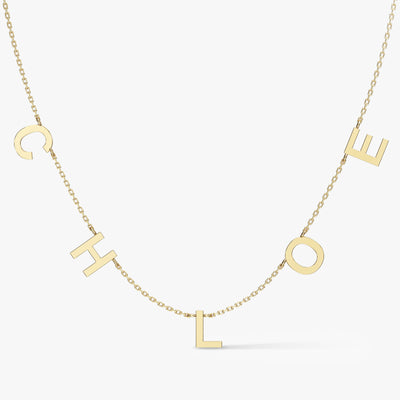 Letter Name Necklace