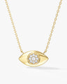 Micro Prong Eye Necklace