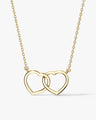 Interlocking Bold Hearts Necklace