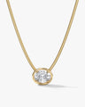 Oval Snake Chain Necklace