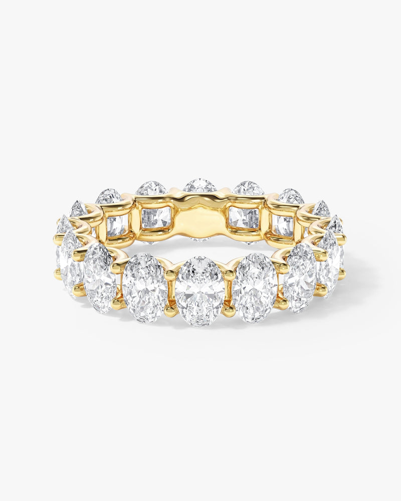 U-Prong Oval Eternity Band (8.00 CT TW)