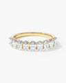 U-Prong Oval Half Eternity Band (2.50 CT TW)