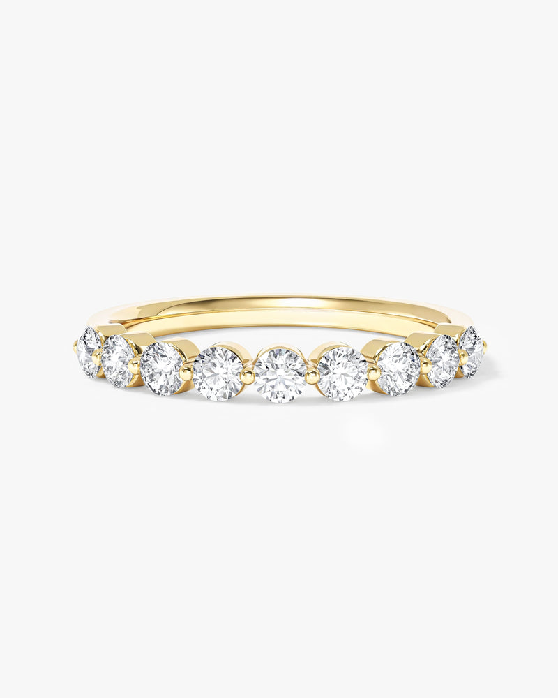 Single Prong Half Eternity Band (0.75 CT TW)