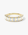 Bezel Emerald Half Eternity Band (2.50 CT TW)