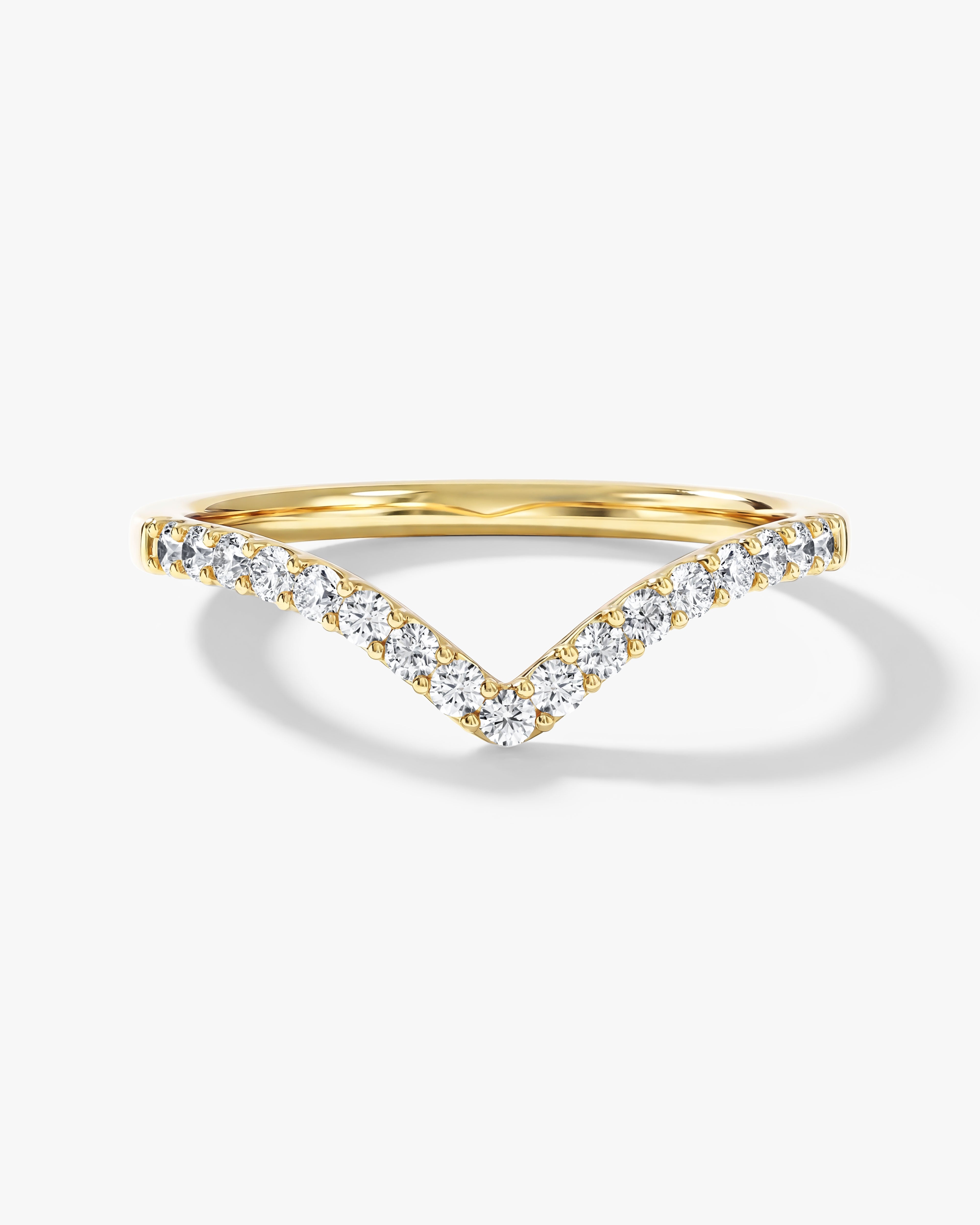 Chevron Wedding Band
