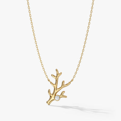 Coral Branch Necklace