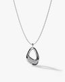 Organically Shaped Frame Necklace