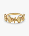 Seashell & Starfish Ring