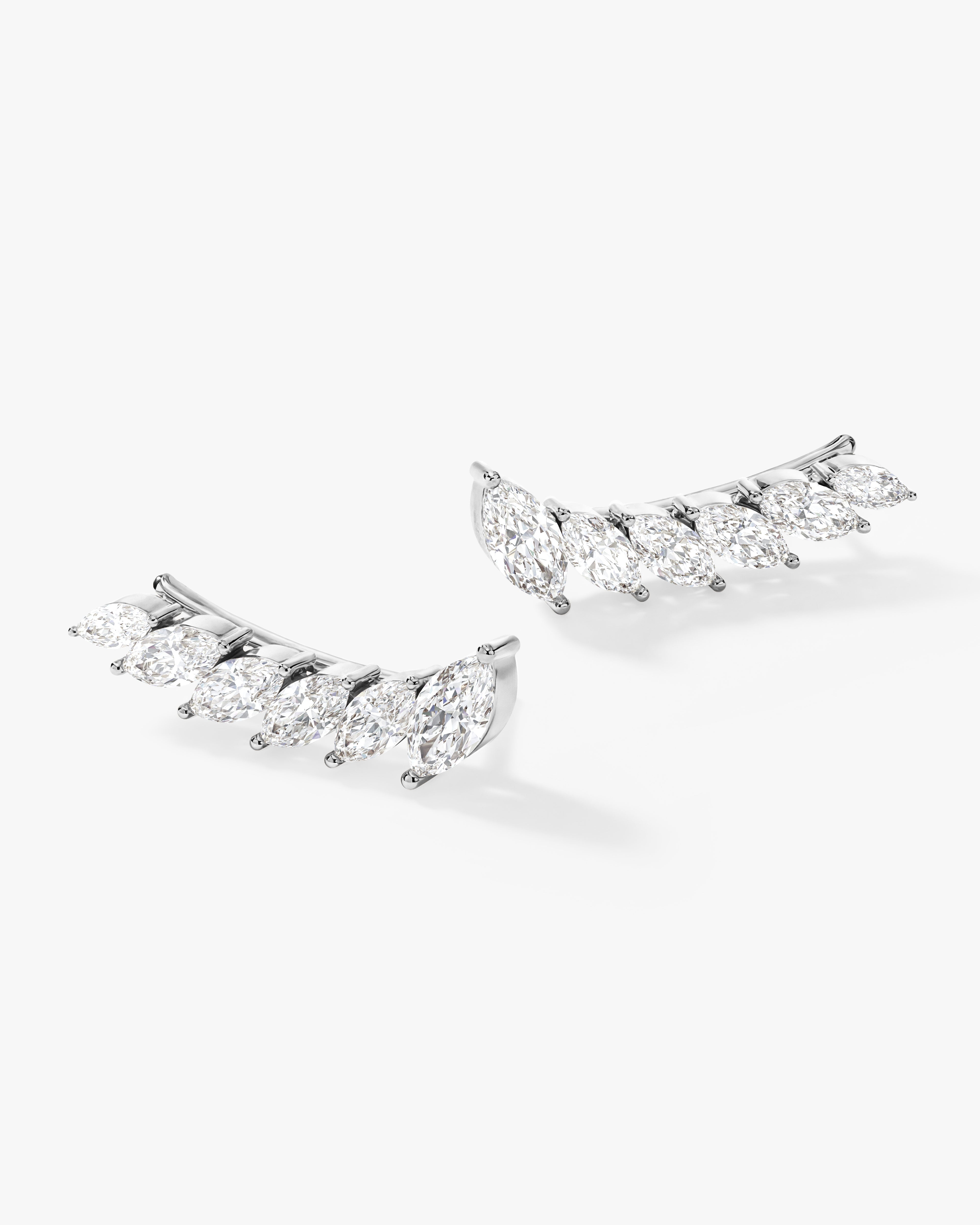 Marquise Climber Earrings