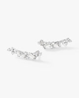 Baguette Climber Earrings