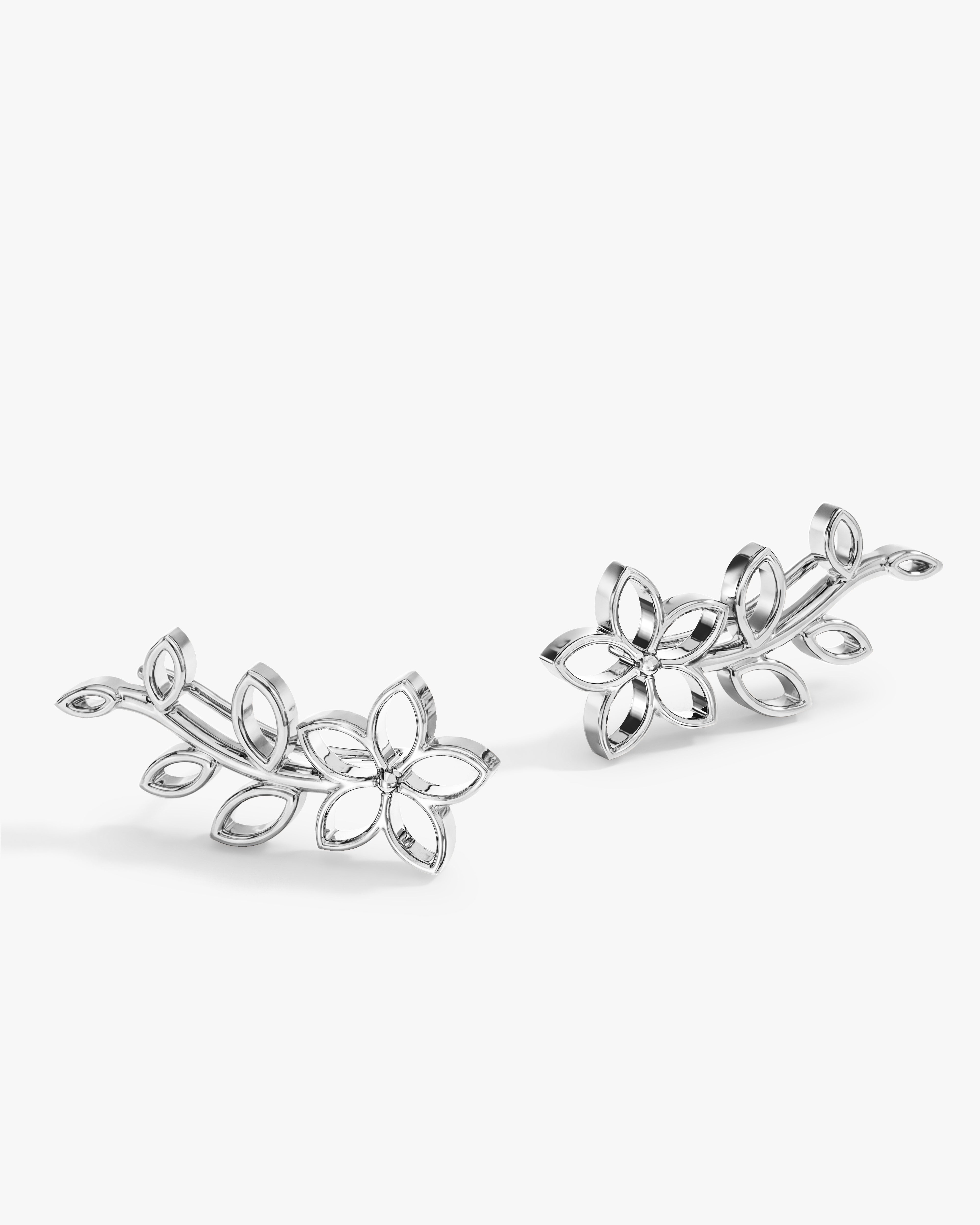 Floral Climber Earrings