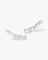Multi Stone Climber Earrings