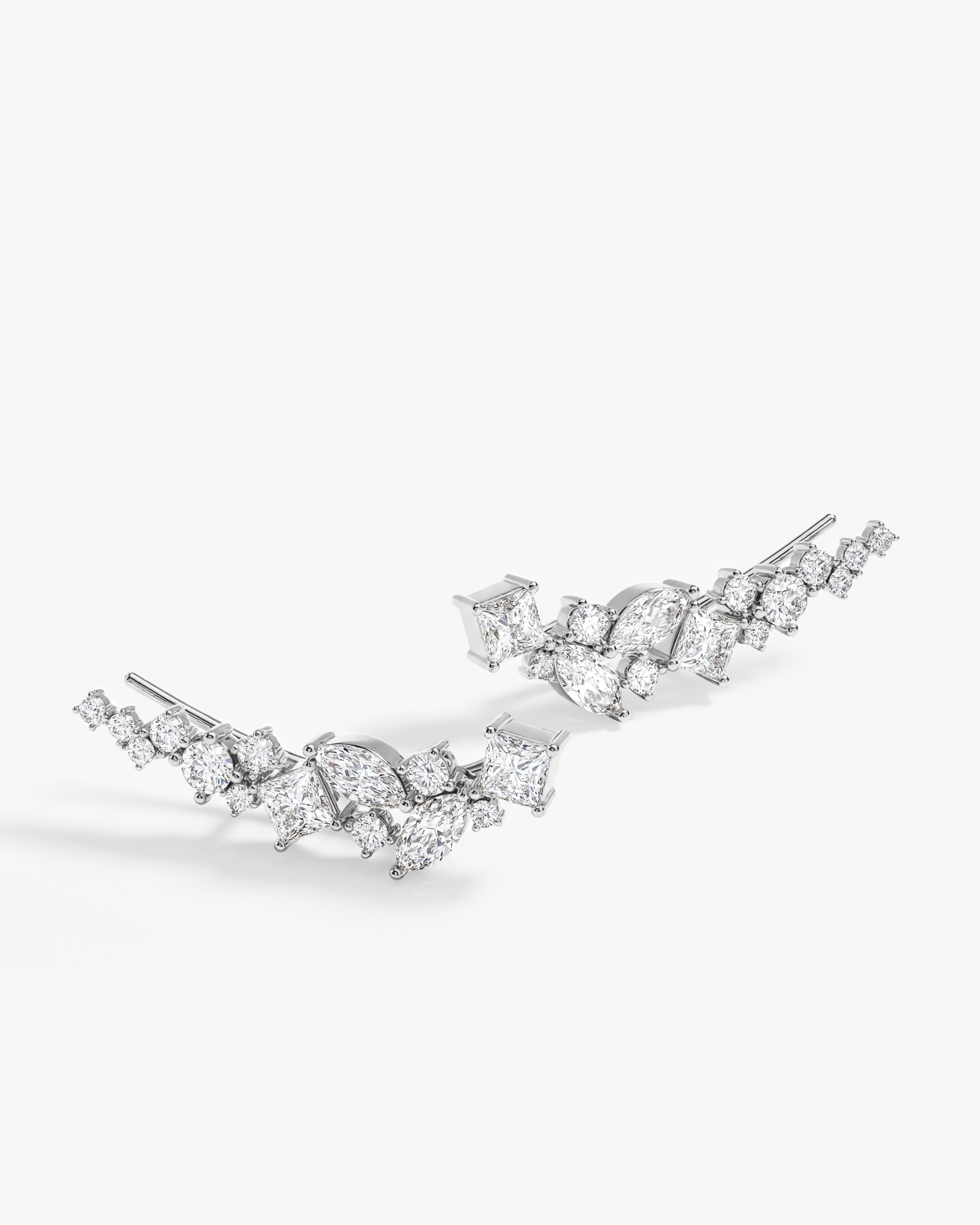 Curved Climber Earrings