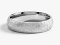 5mm Dome Wedding Band with Ice Matte Finish