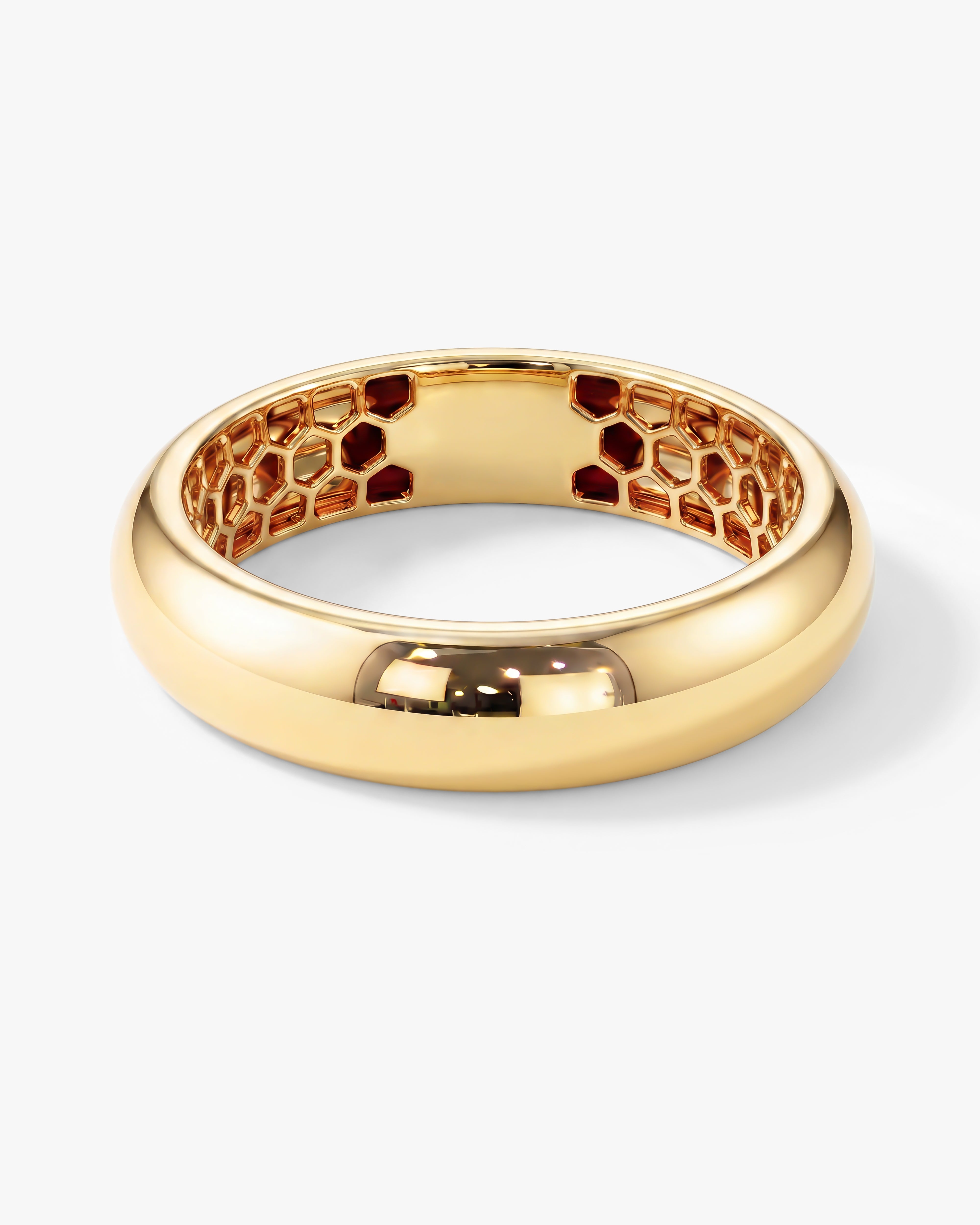 Eternate Honeycore 5mm Dome Wedding Band