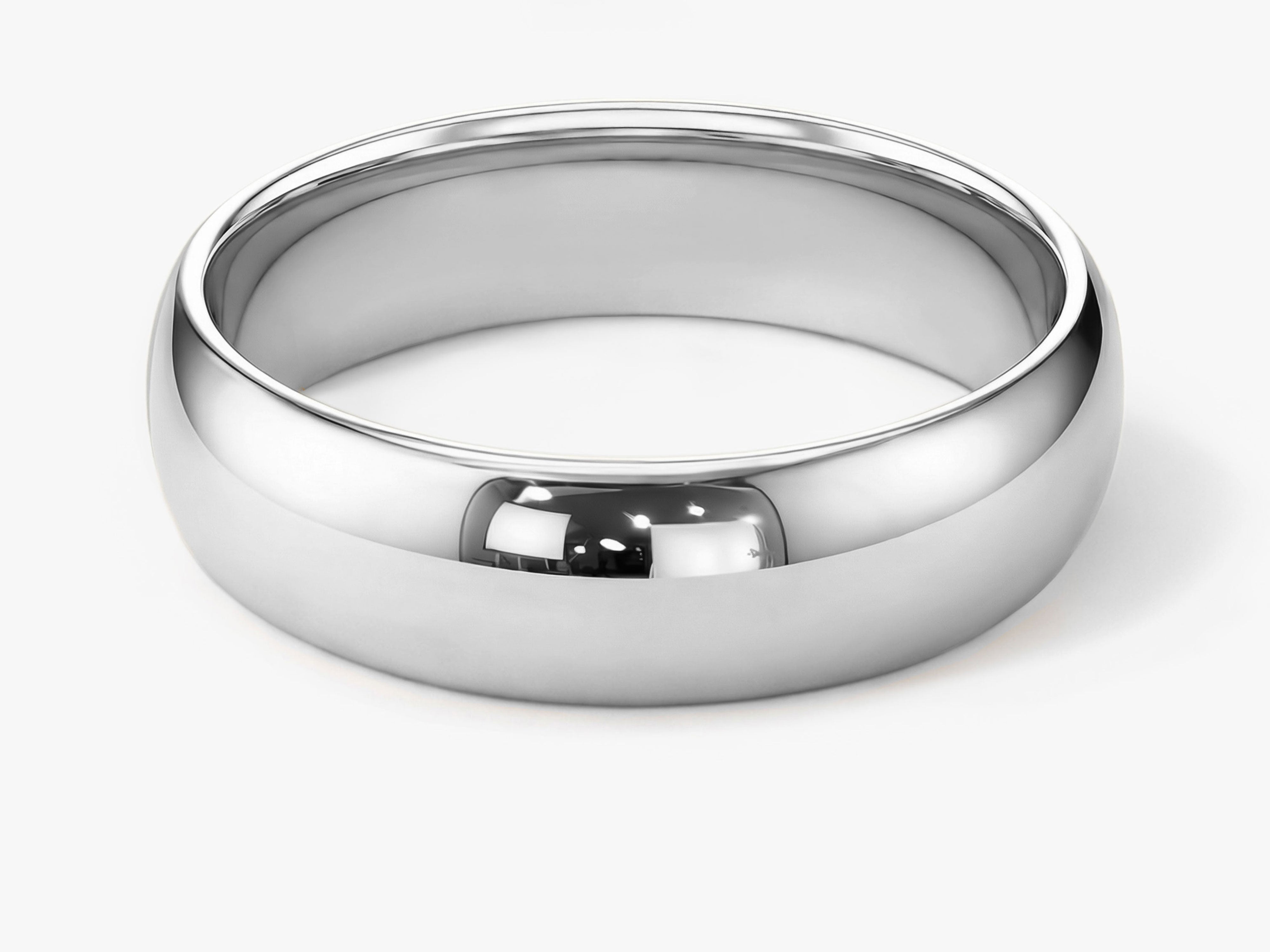 6mm Classic Dome Wedding Band