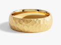 7mm Hammered Dome Men's Wedding Band