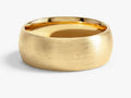 8mm Classic Dome Wedding Band - Matte Brushed