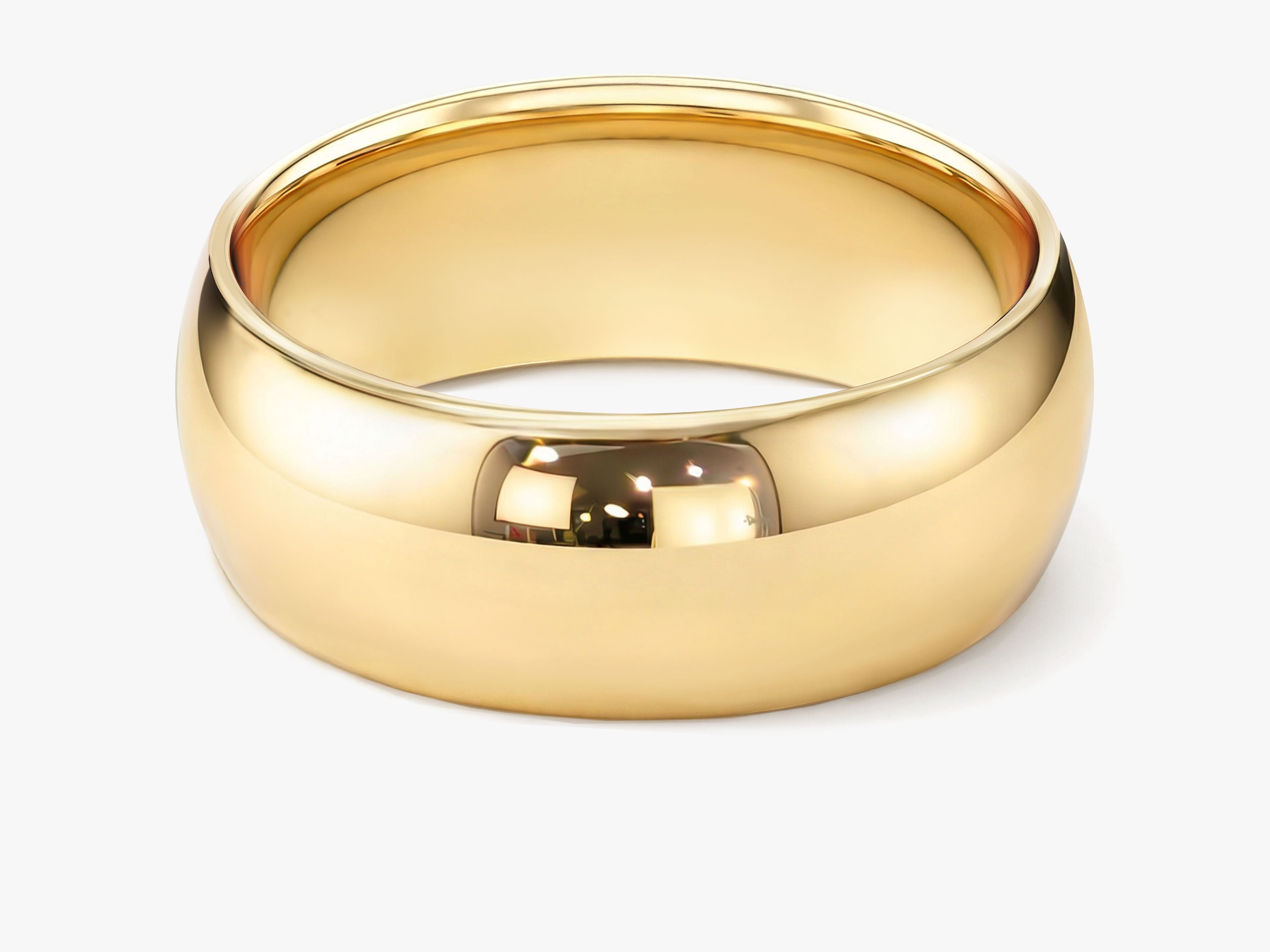 8mm Classic Dome Men's Wedding Band