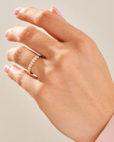 U-Prong Seven Stone Anniversary Band (0.35 CT TW)