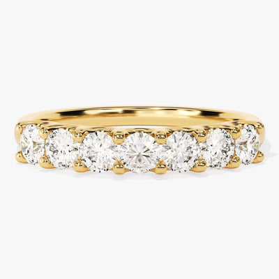 U-Prong Seven Stone Anniversary Band (0.70 CT TW)