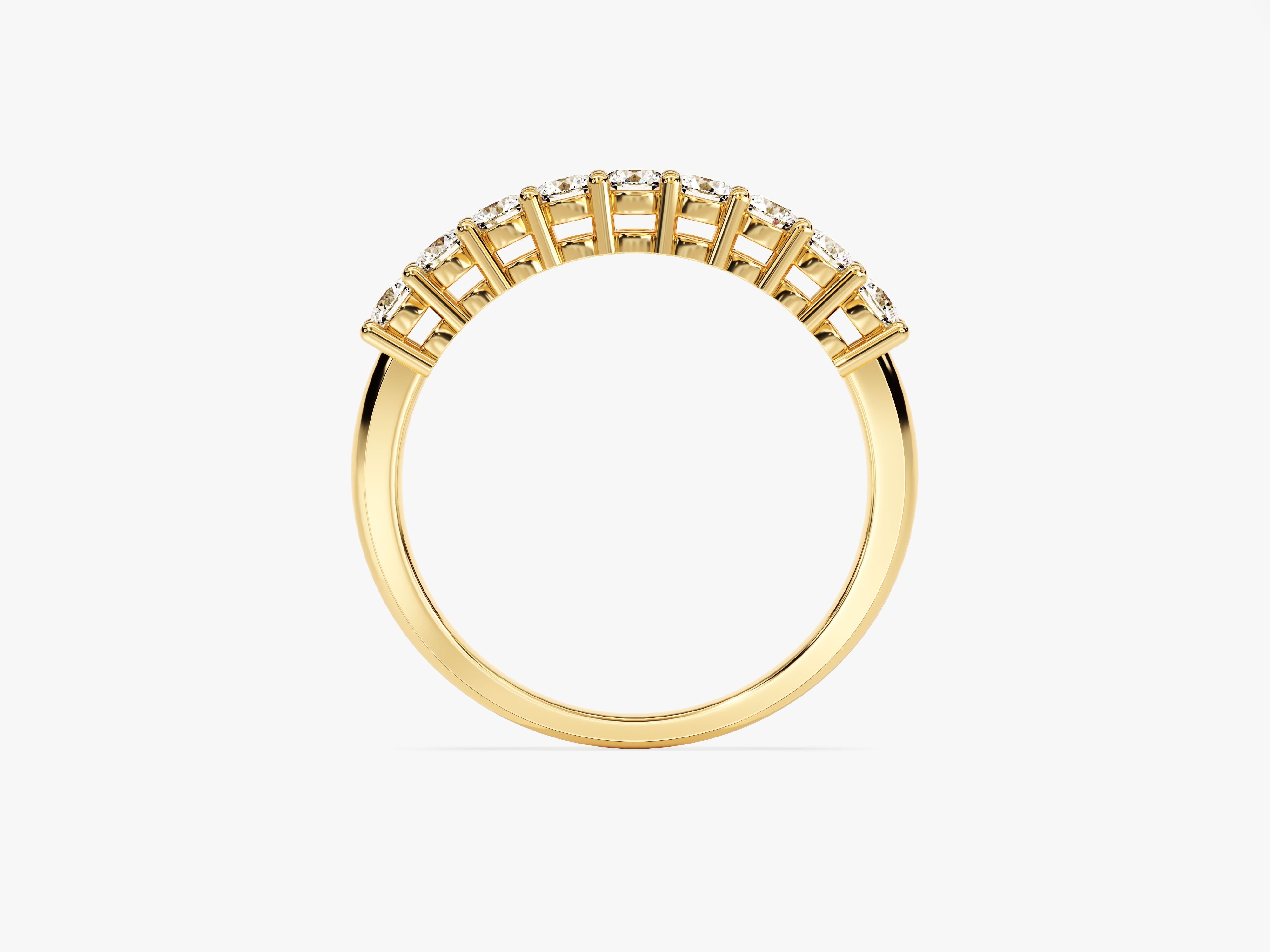 Gold diamond band ring from jewelry company