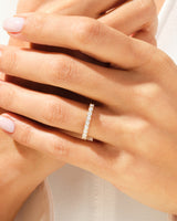 Classic Nine Stone Anniversary Band (0.45 CT TW)