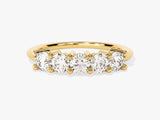 Five diamond gold ring jewelry