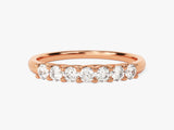 Rose gold diamond eternity ring for jewelry collections