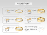 3mm Classic Flat Wedding Band