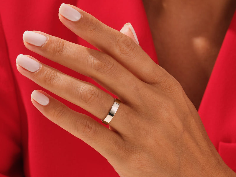 4mm Classic Flat Wedding Band
