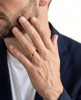 5mm Beveled Edge Men's Wedding Band