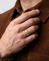 7mm Ice Matte Brushed Beveled Edge Men's Wedding Band