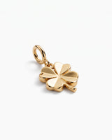 Four-Leaf Clover Charm in yellow gold
