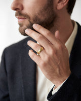 7mm Classic Dome Wedding Band - Matte Brushed