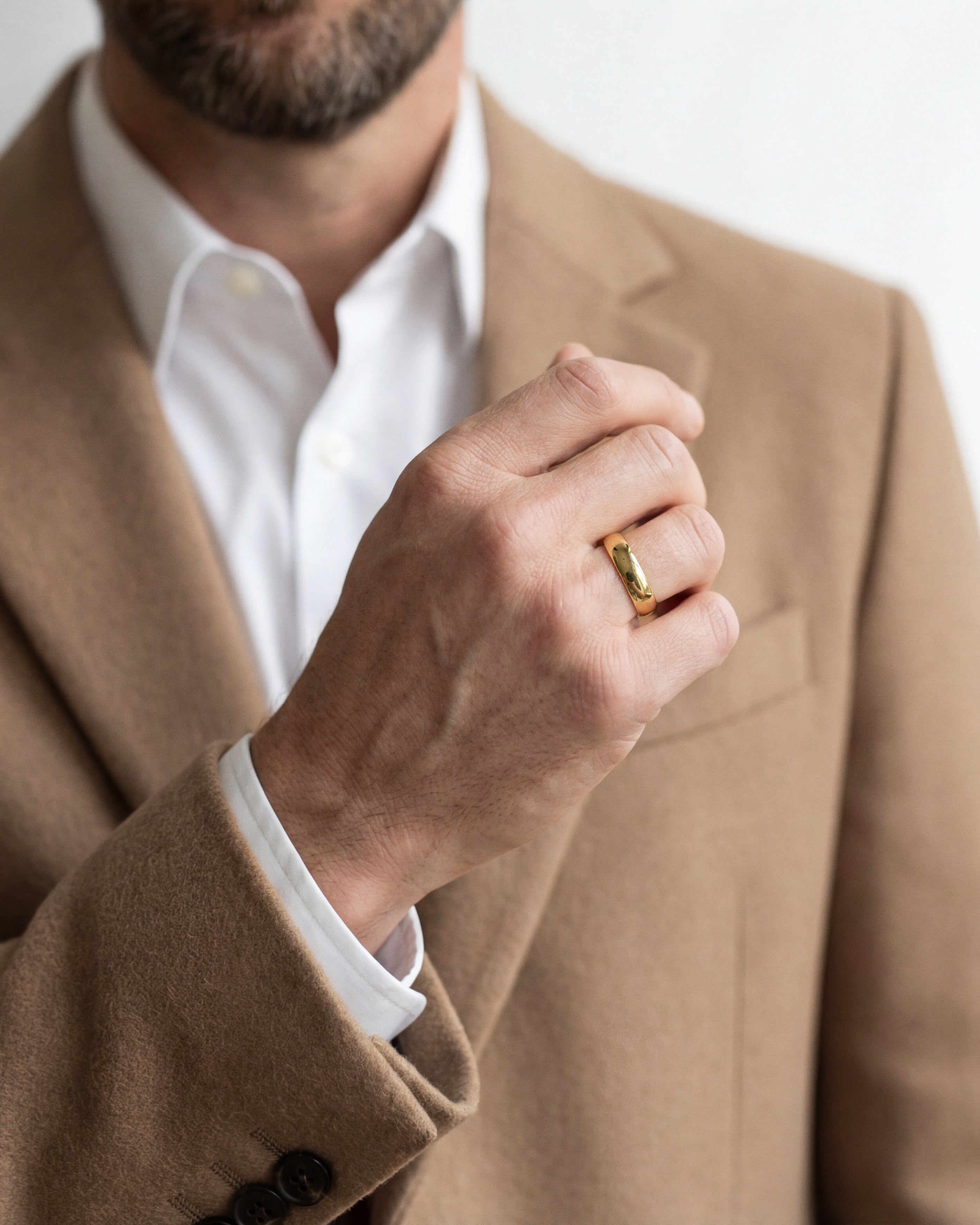 6mm Classic Dome Men's Wedding Band