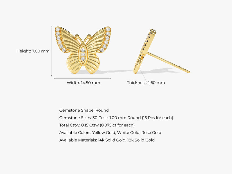 Butterfly Studs