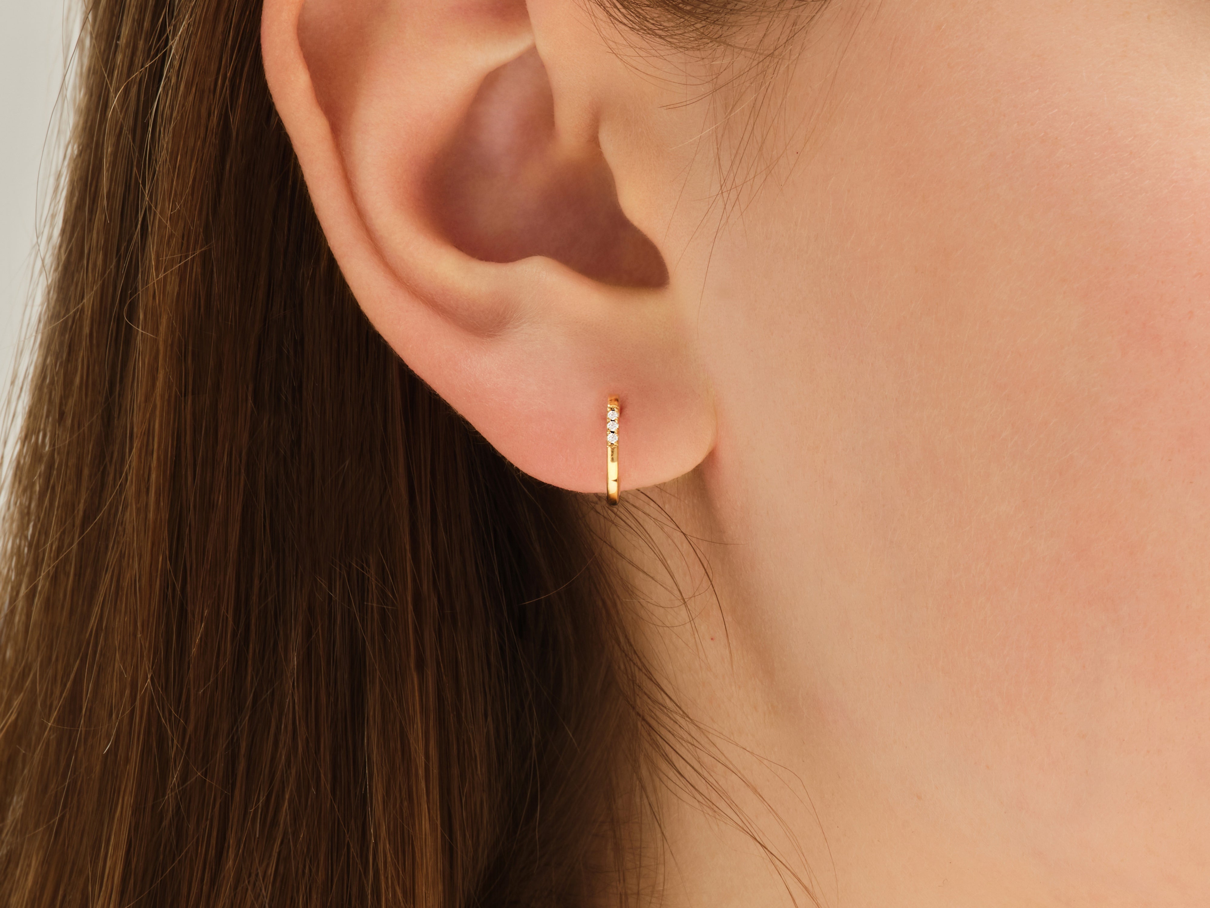 Petite Huggie Earrings