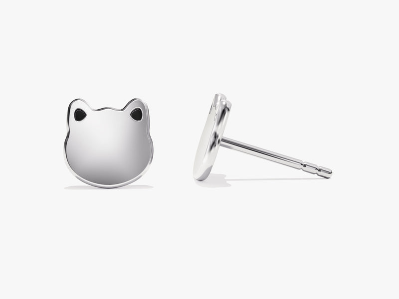 Kitten Stud Earrings