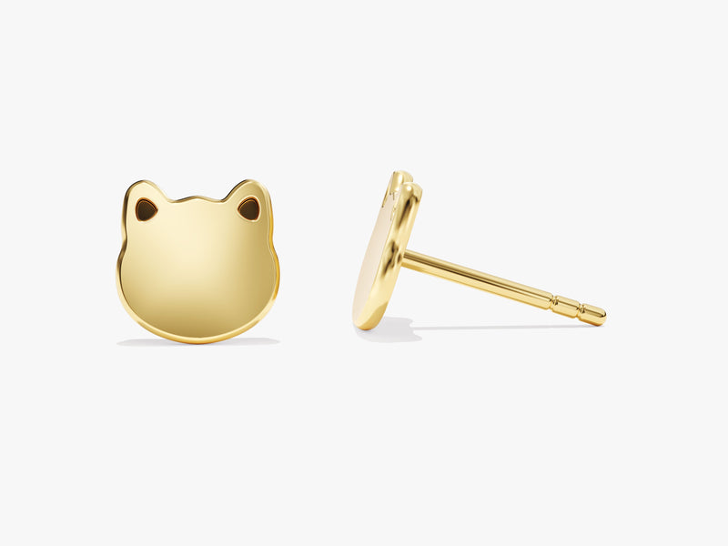 Kitten Stud Earrings