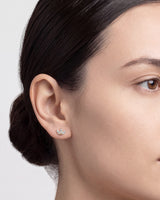 Marquise Crown Stud Earrings