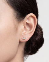 Marquise Crown Stud Earrings