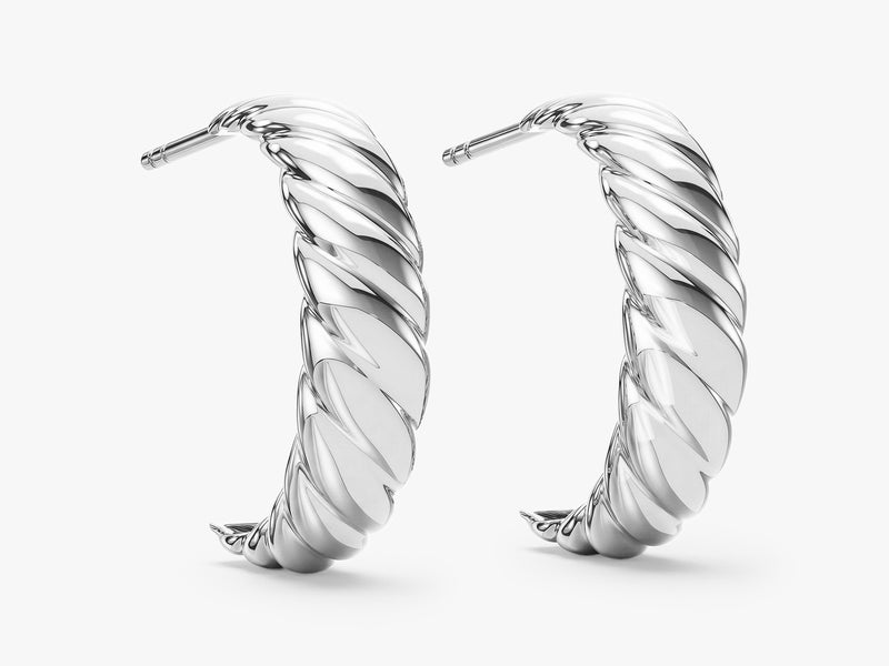 Bold Croissant Hoops