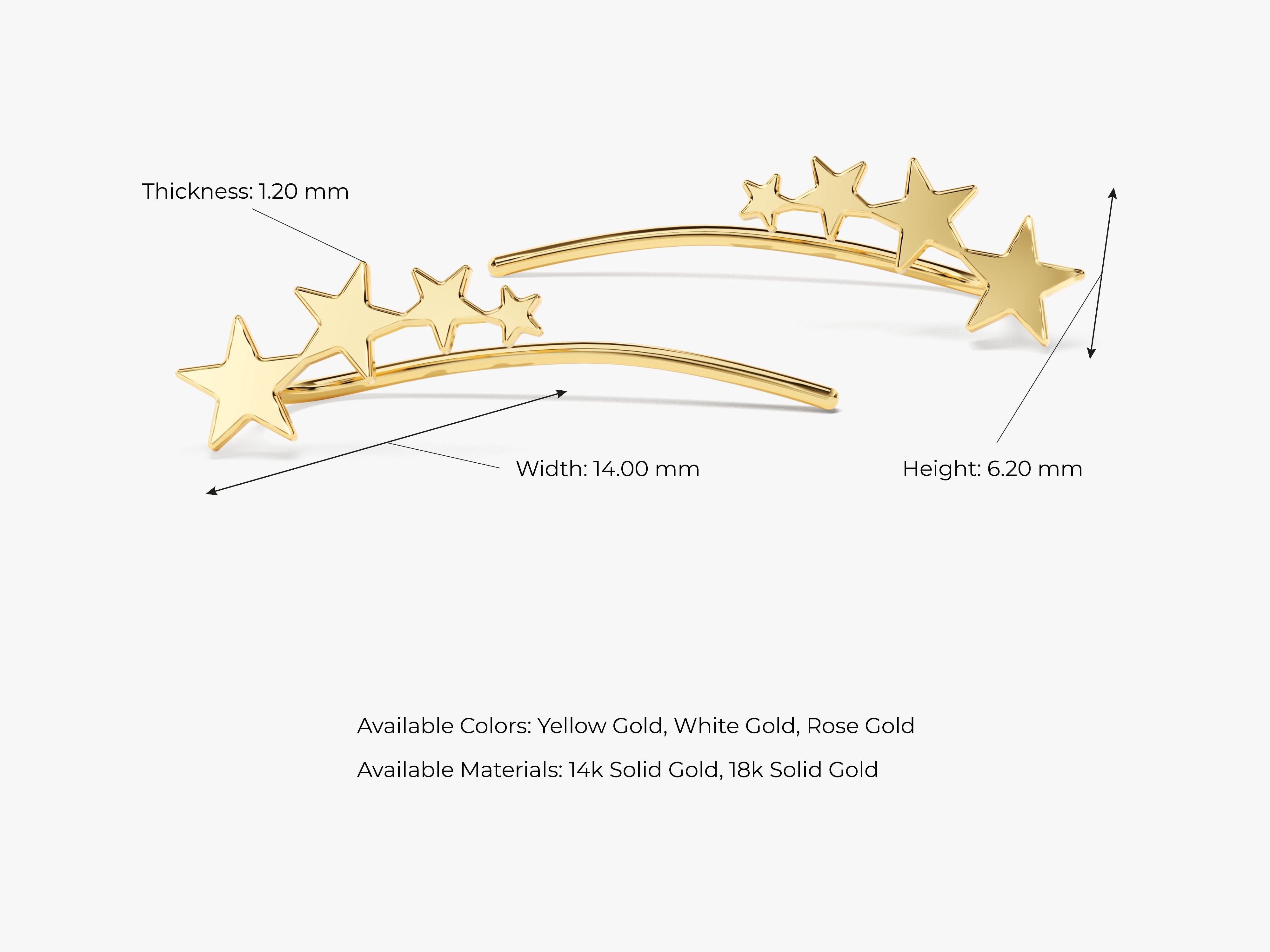 Star Crawler Earrings