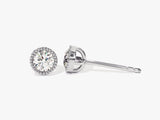 Milgrain Bezel Stud Earrings (0.50 ct tw)