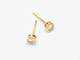 Bezel Set Stud Earrings (0.20 ct tw)