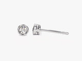 Bezel Set Stud Earrings (0.20 ct tw)