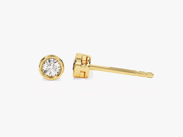 Bezel Set Stud Earrings (0.20 ct tw)