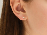 Bezel Set Stud Earrings (0.20 ct tw)
