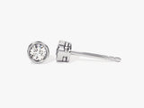 Bezel Set Stud Earrings (0.30 ct tw)
